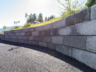 Town Delight Retaining Wall Driveway